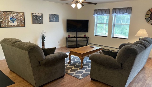 Cone's Cottage New Construction, apt convenient to All Star Village, fire pit