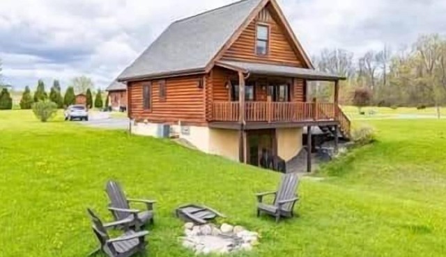 Conesus Log Cabin, Cozy Log Cabin on the Wine Trail