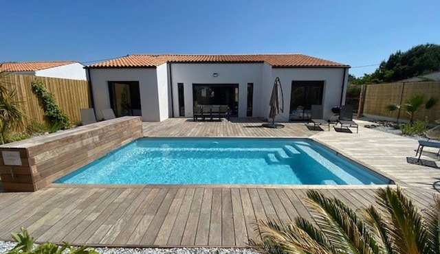Contemporary house with private pool in Saint-Denis-d'Oléron