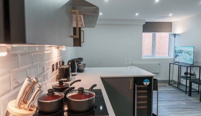 Contemporary 1BED Apartment in Central Preston