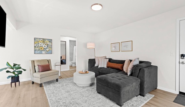 Contemporary 1BR, Fast WiFi, Pet-Friendly