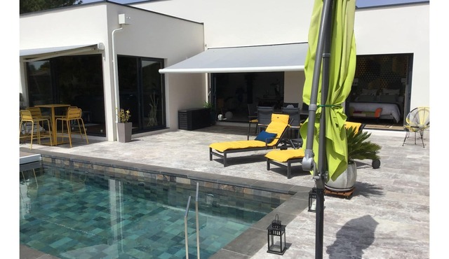 Contemporary 5* comfortable villa near Monbazillac and Bergerac