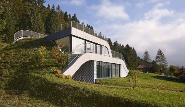 Contemporary chalet at the foot of the Risoux forest