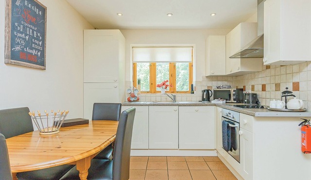 Contemporary cottage style two storey lodge.