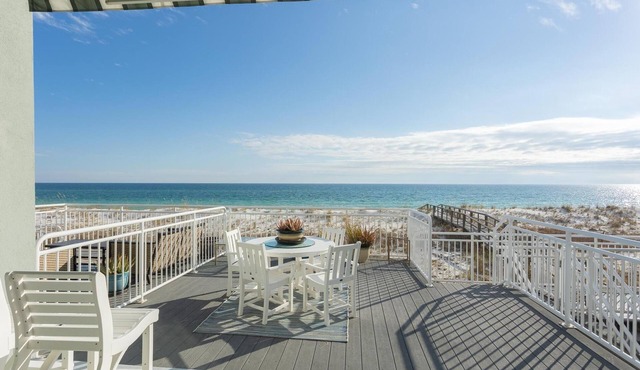 Contemporary Gulf Front Townhome Just Steps from the Water