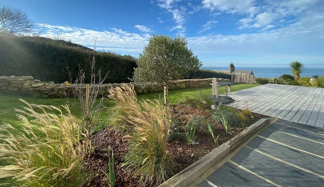 Contemporary house sea view harbor of Cherbourg