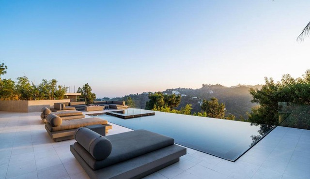 Contemporary Modern Villa with Hills Views