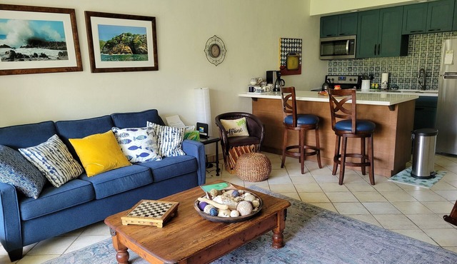 Contemporary Conveniently Located 1 BR condo, Walk to beach, restaurants & bars.