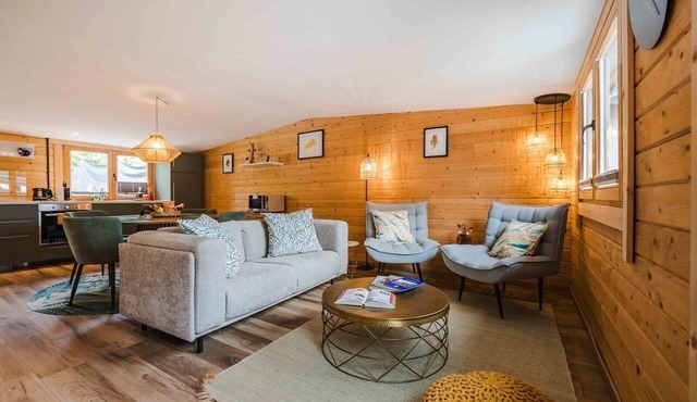 Contemporary Swiss Chalet in Vitznau with Lake Lucerne & Mt Rigi Views