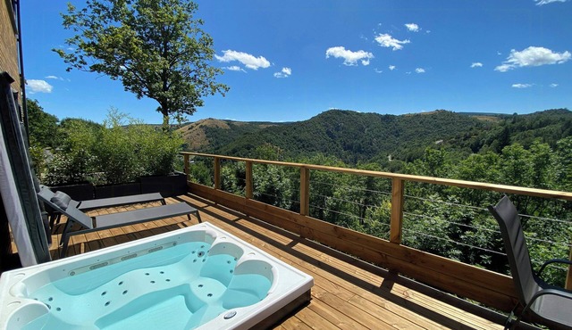 Contemporary villa with view of Mont-Lozère