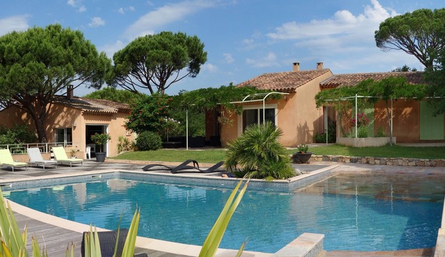 Contemporary villa with pool and garden