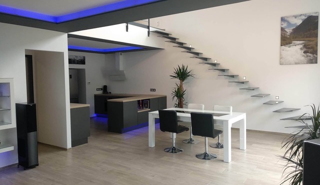 Contemporary villa with private jacuzzi