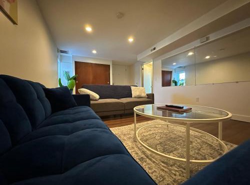 Convenient 1 BR Apartment with Private Basement Entrance - 5 min to Green Line T Station & Newton Wellesley Hospital at Newton Boston