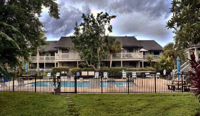 Convenient location with tasteful decorated condo with many amenities