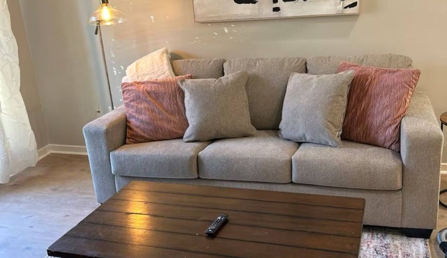 Convenient & Renovated 2BD/2BA house near Reservoir, Fenced Backyard, King Bed