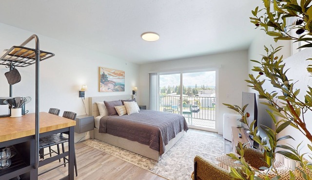 Conveniently located condo with full kitchen, W/D & TV's