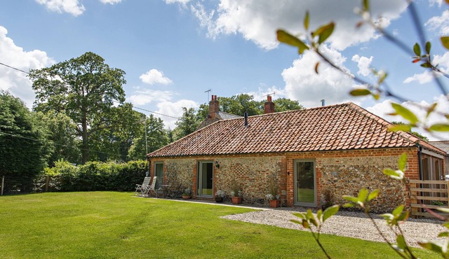 Converted barn in quiet rural location.