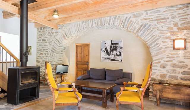 Converted barn at the foot of Mont Lozère in a hamlet with character