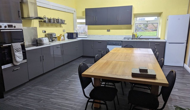 Converted Welsh chapel with stunning mountain views.