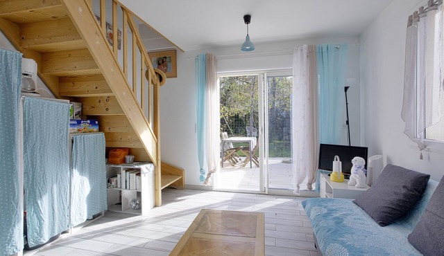 Convivial - Appt en duplex avec jardin