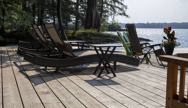 Cooper Bay Lakeside Escape – 322ft frontage, quiet, stunning west views!