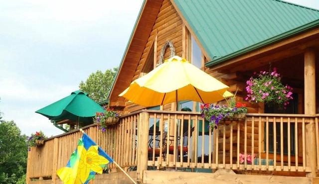 COOPER'S CABIN- A Peaceful Log Cabin With Mountain Views