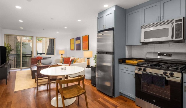 Cooper Terrace | 1BR Light-Filled Loft w/Balcony in Elevator Building