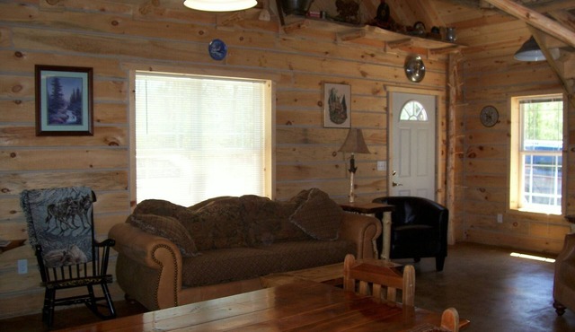 Copper Cabin offers peace and privacy in the woods!