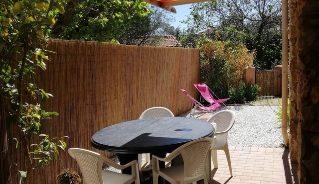 COQUET T1 150M from the BEACH, 6 BEDS with Garden and private parking