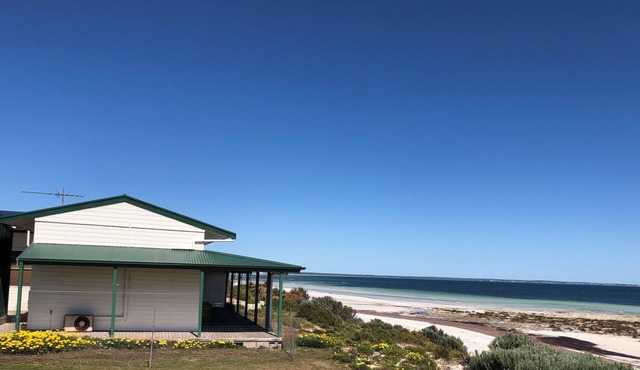 Cordelia and the Gull. Perfect, right on the beach, no road between you and sea.