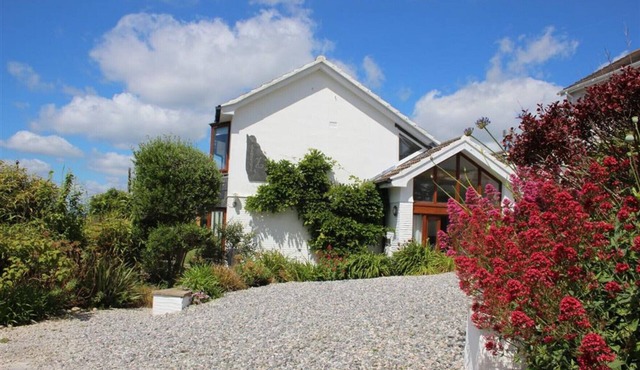 Cormorants Polruan, village, sea & coastline views