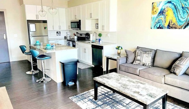 Corporate Suite- King Bed- Parking & Patio (321)