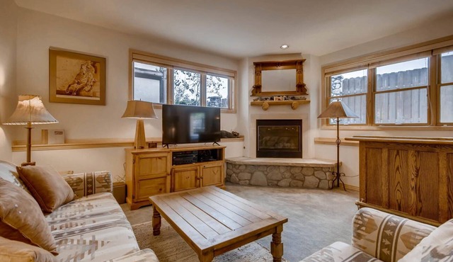 Corral at Breckenridge #102E: Cozy and Close to Town- Private Hot Tub