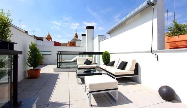 Corral del Rey Terraza Sevilla Duplex, chillout terrace