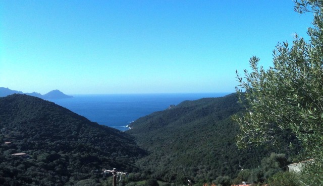 Corsica house panoramic sea view