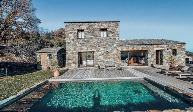Corsican stone house near Saint Florent