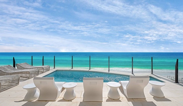 Costa Fortune|Private Beach Access|Brand New Gulf Front Home w/Gulf Facing Pool