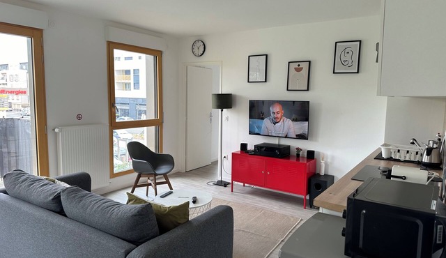 Cosy 2 rooms and parking 30 mns Gare du Nord by immo kit bnb