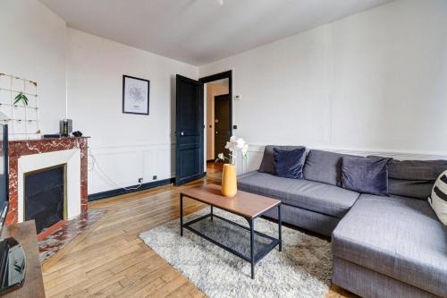 Cosy 3ch lumineux, central & calme, 8 pers