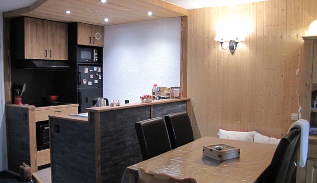 Cosy 4p townhouse apartment with skis in residence les Teppes