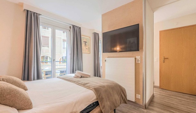 Cosy, air-conditioned flat -1BR/4P- Geneva