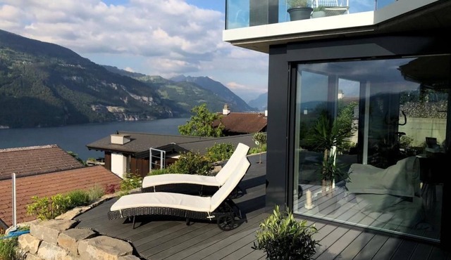 Cosy and modern flat with panoramic views
