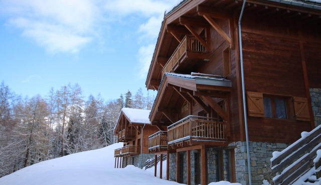 Cosy apartment 6/8 * in CHALET - Superb VIEW and SWIMMING POOL - 200 M FROM THE SLOPES