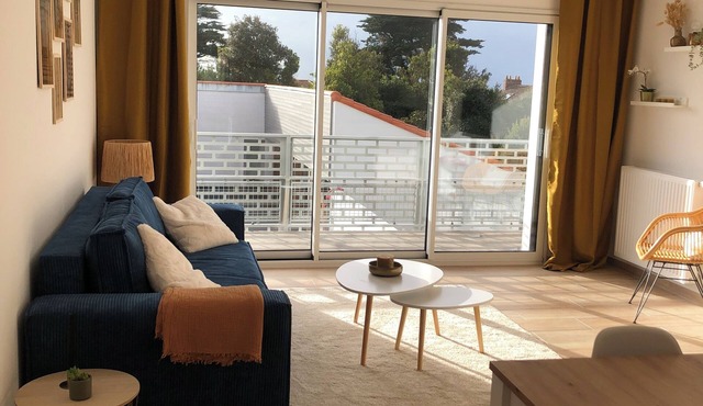 Cosy apartment 100m from the beach