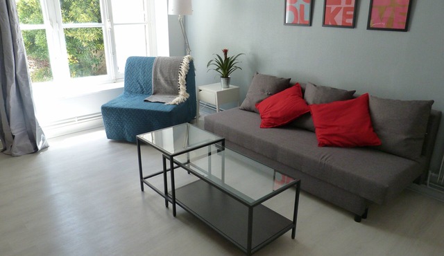 Cosy apartment 10 minutes from Chambord. Near CNPE and Mer warehouses.