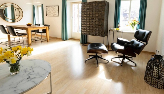 Cosy apartment for 4 guests with WIFI, TV, balcony and pets allowed