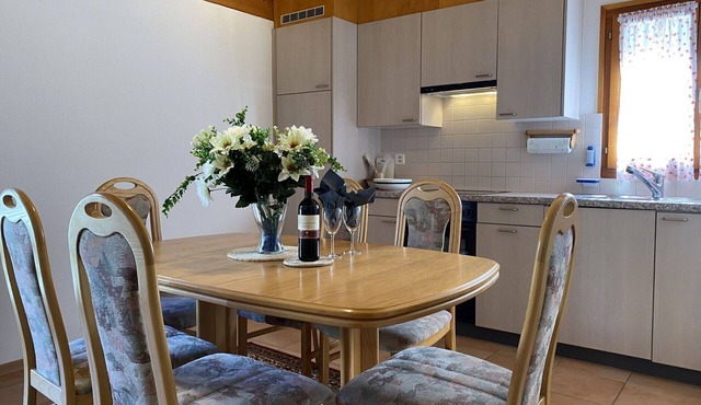 Cosy apartment for 4 people with WIFI, TV, patio, pets allowed and panoramic view