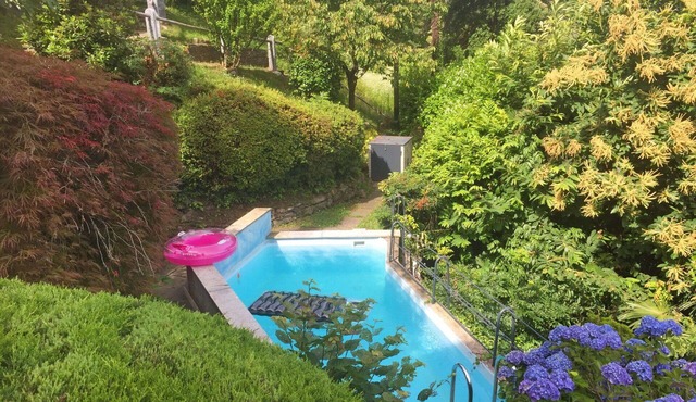 Cosy apartment for 5 guests with pool, WIFI, TV, patio, pets allowed and panoramic view
