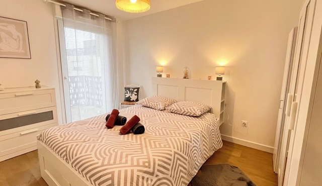 Cosy apartment with balcony 15 minutes from Lille