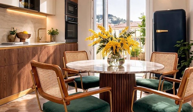 COSY ART DECO APARTMENT WITH BALCONY IN THE HEART OF THE PORT IN NICE